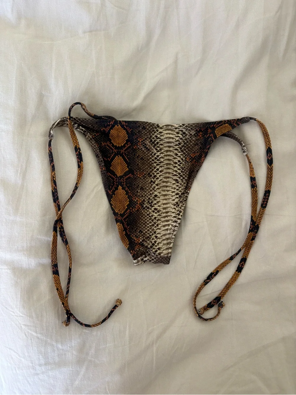 SKIMS swim brown
